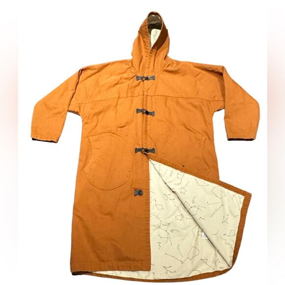 Vintage Style Levi’s Golden Brown Sputnik Full Length Jacket from 1940 Men Small - Picture 4 of 15